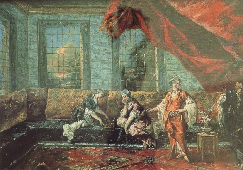 Harem Scene, Francesco Guardi